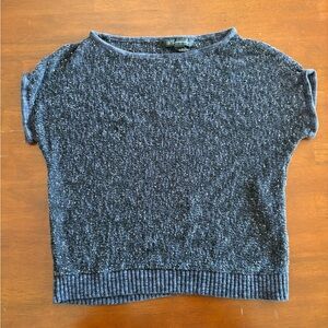 INC International Concepts Blue Metallic Sweater Vest size Medium